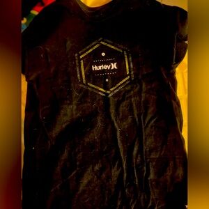 Mens Black Hurley T-shirt Men’s Size Medium